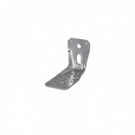 Suporte de madeira com ângulo reforçado 65x88x135 mm. Conector angular, esquadrão de fixação, madeira de suporte de madeira de