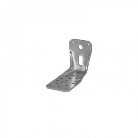 Suporte de madeira com ângulo reforçado 65x88x135 mm. Conector angular, esquadrão de fixação, madeira de suporte de madeira de