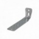Suporte de madeira com ângulo reforçado 65x88x285 mm. Conector angular, esquadrão de fixação, madeira de suporte de madeira de