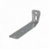 Suporte de madeira com ângulo reforçado 65x88x285 mm. Conector angular, esquadrão de fixação, madeira de suporte de madeira de