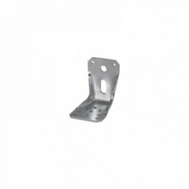 Suporte de madeira com ângulo reforçado 65x88x95 mm. Conector angular, esquadrão de fixação, sapato de madeira, suporte de made