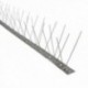 Espeto anti -pombo / pássaros 1 metro inoxidável duplo espeto 60 espetos. Adaptável a várias posições