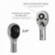 Game Cromo Vanadium Steel Glass Keys com 21 peças 3/4 "Plus com pasta.