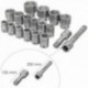 Game Cromo Vanadium Steel Glass Keys com 21 peças 3/4 "Plus com pasta.