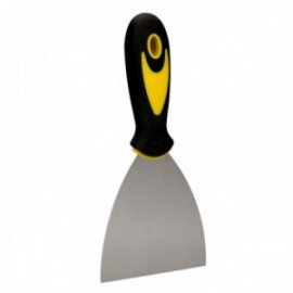 80 mm de espátula de aço inoxidável. Com manga de borracha ergonômica, pintor de espátula, espátula puthe, palete, paleta de ar