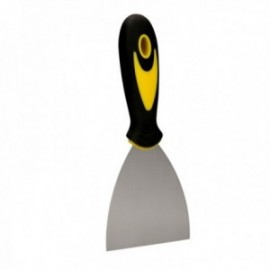 Espátula de 50 mm. Manga de borracha e aço inoxidável