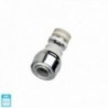Economizer Atomizizer com Rotary com adaptador cromado e Branco / feminin