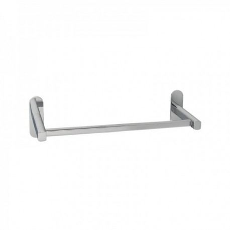 Barra de 40 cm. Cor Inox com efeito espelhado, auto -adesivo resistente, suporte de toalha, parede/mobiliário adesivo de casame