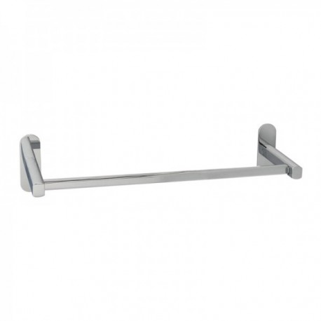 Toalha de barra de 60 cm. Cor Inox com efeito espelhado, auto -adesivo resistente, suporte de toalha, parede/mobiliário adesivo