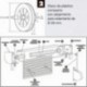 Disco Plastico Compacto Para Persianas. Rodamieto 120x40 mm. Para cintas hasta 20 mm.