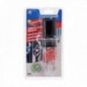 Componentes de cola epóxi 2 (25 ml.) Cola de metal, vidro, espelhos, plásticos, mármore, vasos, madeira, pele, etc.