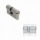 Cilindro Seguridad 30x40 mm. Leva Larga Niquelado Con 5 llaves