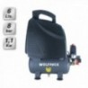 Compressor de ar Wolfpack 6 litros / 8 barras / 1,1 kW - 1,5 hp sem óleo