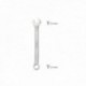Llave Combinada Plus 12x12 Acero Cromo Vanadio DIN 3113. Llave Doble Boca, Llave Fija, Llave Estrella