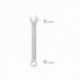 Llave Combinada Plus 13x13 Acero Cromo Vanadio DIN 3113. Llave Doble Boca, Llave Fija, Llave Estrella