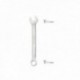 Llave Combinada Plus 17x17 Acero Cromo Vanadio DIN 3113. Llave Doble Boca, Llave Fija, Llave Estrella