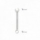 Llave Combinada Plus 22x22 Acero Cromo Vanadio DIN 3113. Llave Doble Boca, Llave Fija, Llave Estrella