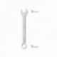 Llave Combinada Plus 25x25 Acero Cromo Vanadio DIN 3113. Llave Doble Boca, Llave Fija, Llave Estrella