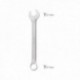 Llave Combinada Plus 27x27 Acero Cromo Vanadio DIN 3113. Llave Doble Boca, Llave Fija, Llave Estrella