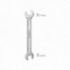 Llave Fija Plus Acero Cromo Vanadio 16x17 DIN 3110. Llave Fija, Llave Fija Doble