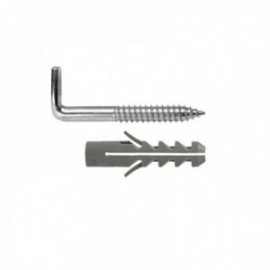 Kit sanitário de Alcayata com taco de expansão Ø 12 x 60 mm. Fixing Aquecimento / térmicos térmicos