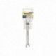 Chave corrigida mais vanadio 8x9 DIN 3110. Aço fixo da chave. Tecla fixa dupla