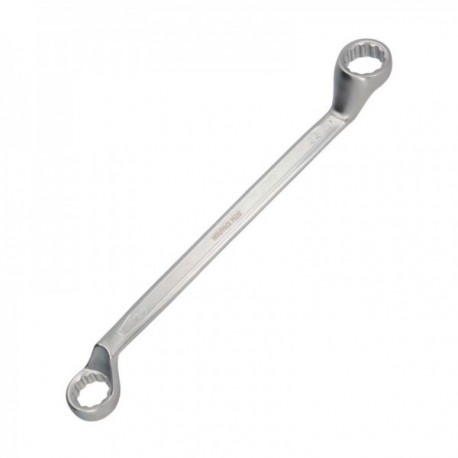 Llave Estrella Acodada Plus Acero Cromo Vanadio 20x22 DIN 838. Llave Doble Boca Acodada, Llave Fija Estrella Acodada