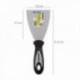 Spatula manga gomosa folha 80 mm. Gesso de espátula, pintor de espátula, baús de espátula, espátula Plaadur, etc.