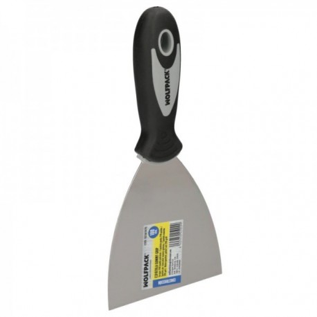 Spatula manga gomosa garra 100 mm folha. Gesso de espátula, pintor de espátula, baús de espátula, espátula Plaadur, etc.