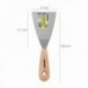 Mango Spatula de madeira 80 mm Aço. Gesso de espátula, pintor de espátula, baús de espátula, espátula Plaadur, etc.