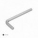 Llave Allen Standar Acero Cromo Vanadio Profesional 4,0 mm. Llave Hexagonal, Llave Allen Taller Mecanica, Llave Allen Bricolaje