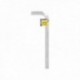 Allen Long Key Chrome Steel Professional Vanadio 5,0 mm. Key Hexagonal, Allen Mechanical Workshop Key, DIY Allen Key