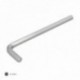 Allen Long Steel Chrome Aço Profissional Vanadio 6,0 mm. Key Hexagonal, Allen Mechanical Workshop Key, DIY Allen Key