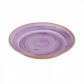 PLATO 32 CM. MELAMINA COLOR MORADO LA VIDA