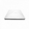 Corte branco 60 x 40 x 4 cm. Polietileno