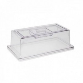 1/3 de tampa de policarbonato transparente GN