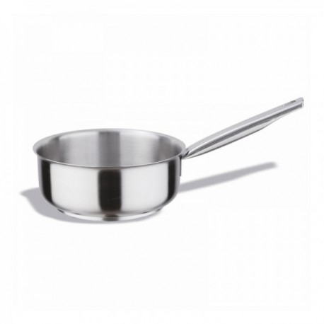 Cazo 24 cm. 4,5 L. Aço inoxidável baixo.