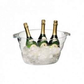 Ponchera metacrilato 6 garrafas 40 x 28 x 33 cm.