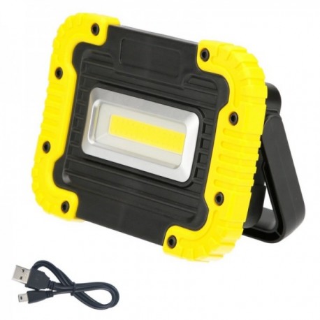 LED LED Ladorna Multifunción recarregável 2.000 mAh. / 10 W. / 500 lumens / 4 ímãs / bateria externa / suporte 180º