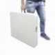 Multifuncional retangular, portátil, resistente e multiuso 180x74x74 cm tabela dobrável HDPE. Cor branca