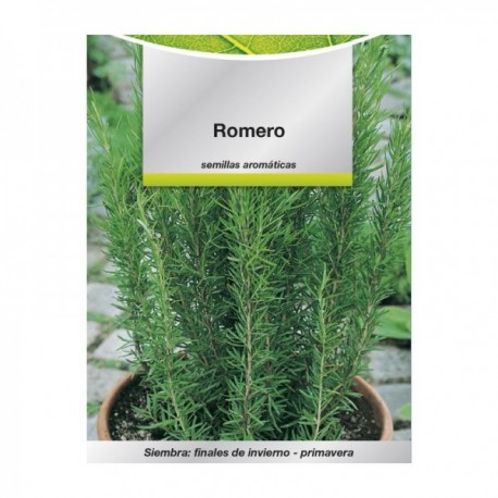 Sementes aromáticas Romero (0,1 gramas) horticultura, Horticola, sementes huerto.
