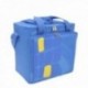 Holder de alimentos Térmico Holder de 15 litros Peva de forro interno, com espuma isolante, cor azul