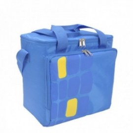 Holder de alimentos Térmico Holder de 15 litros Peva de forro interno, com espuma isolante, cor azul