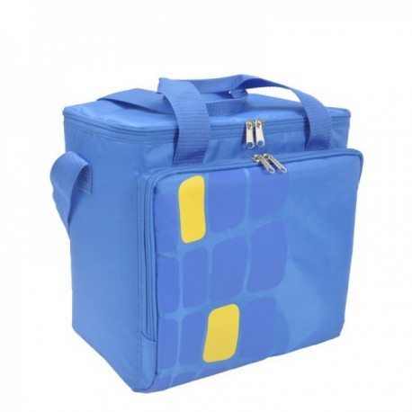 Holder de alimentos Térmico Holder de 15 litros Peva de forro interno, com espuma isolante, cor azul
