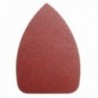Lixa de substituição delta 140x100 mm. Sem 180 orifícios de grão (10 peças)