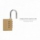Classificação de bloqueio de terra 40 mm. 4 dígitos