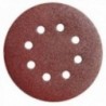 Lija Recambio Velcro Para Lijadoras Excentricas Disco 125 Ø Con Agujeros Grano 40 (10 Piezas)