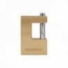 Candado Cuadrado Latón Persiana Ancho 70 mm. Alta Seguridad, Antirrobo Puertas, Contenedores, Trasteros, 2 Llaves