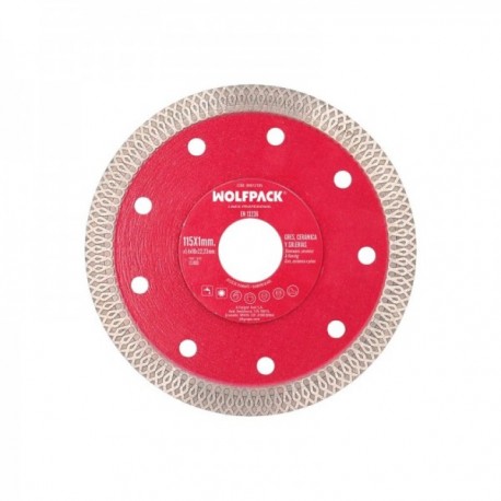 Diâmante Disco Ø 115 mm. Porcelanas, Gres, Ceramica, Solerias. Segmento de diamante de 10 mm.