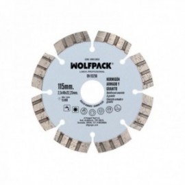 Diamante de concreto armado / granito Ø 115 mm. Segmento de diamante de 10 mm.